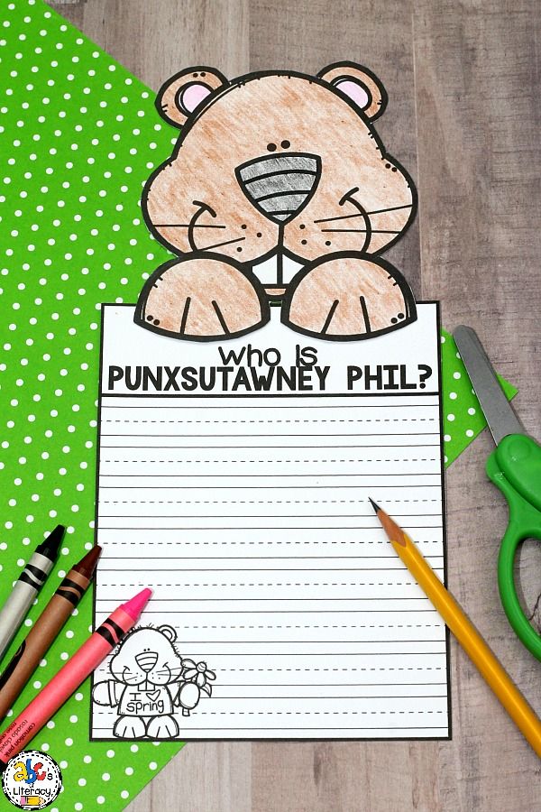 Groundhog Day Writing Craft Writing crafts, Creative writing