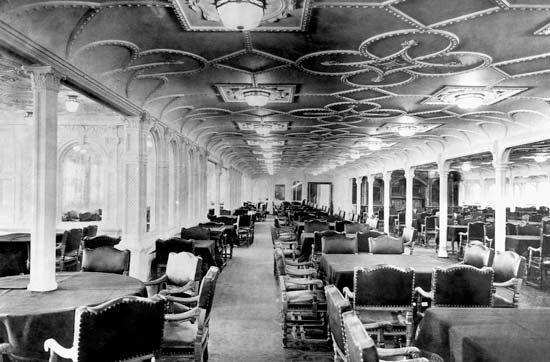 titanic | titanic's first class dining saloon | the first-class titanic | titanic's first class dining saloon | the first-class