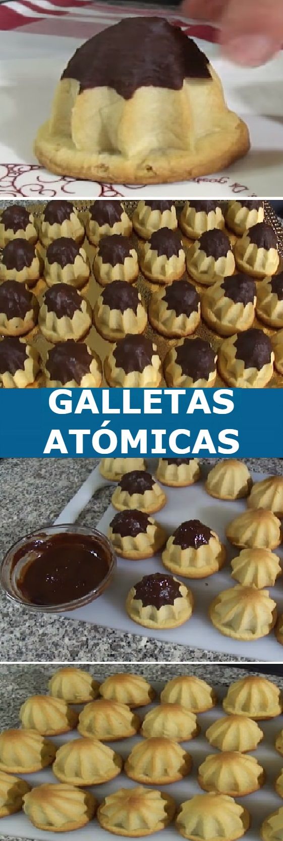 GALLETAS ATÓMICAS RELLENAS, receta Árabe, deliciosas y fáciles de hacer!