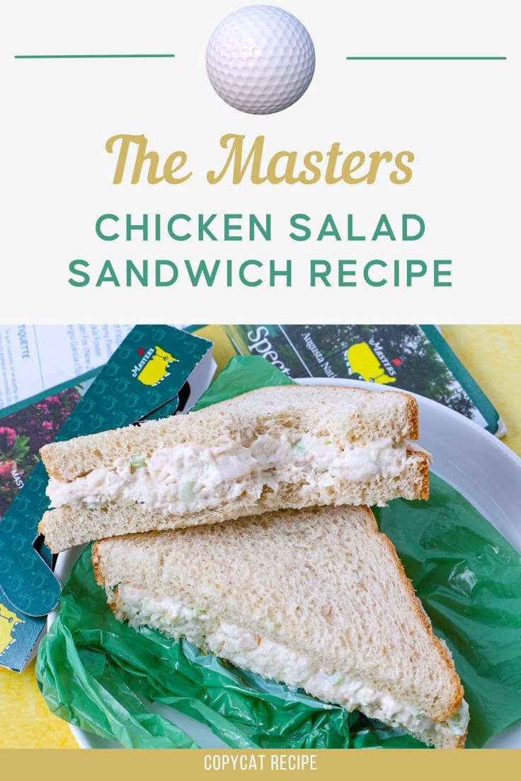 Masters Chicken Salad Sandwich Recipe Copycat Recipe In 2024 the-masters-egg-salad-recipe-recipe-masters-egg-salad-recipe-best