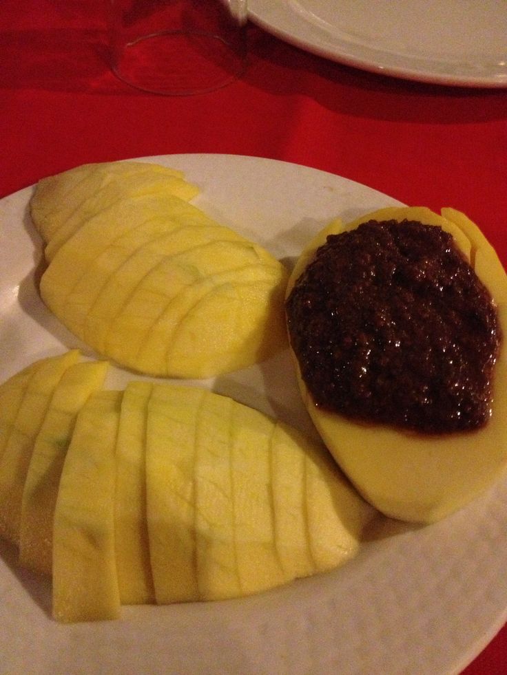 Green mango with bagoong Sleepover food, Pinoy street Green mango with bagoong Sleepover food, Pinoy street