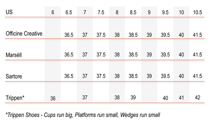 Shoe Size Conversion Chart Santa Fe Dry Goods Clothing And Shoe Size Conversion Chart Santa Fe Dry Goods Clothing And