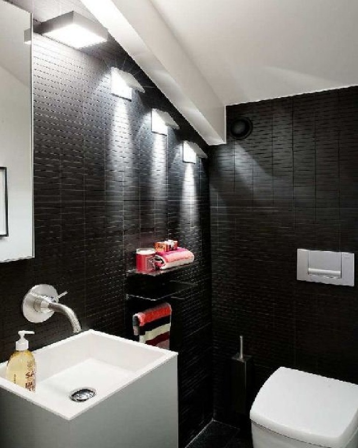 Stunning Gray And Black Bathroom Ideas Photos - Home Decorating ... Stunning Gray And Black Bathroom Ideas Photos - Home Decorating ...