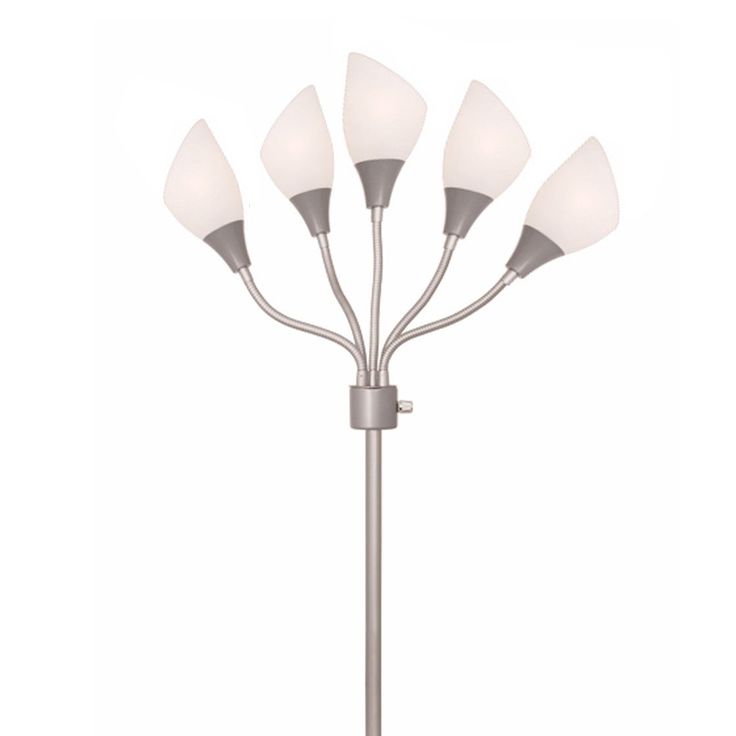 Lightaccents Small Replacement Shades For Candelabra Base Only Hole Dimension 0 83 Inches 21 Mm White Acrylic Model 16197 98 Set Of 5 Floor Lamp Grey Cool Lamps Gooseneck White Acrylic Shades, Medusa Floor Lamp Replacement Shade White