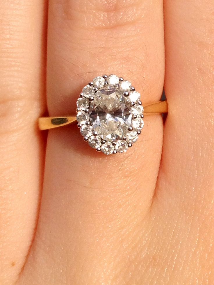 20 Best Ovals Images On Pinterest Rings Wedding Bands And Oval Cer With Gold Band