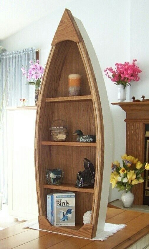 Best 25+ Boat Bookcase Ideas That You Will Like On Pinterest Handcrafted 4 foot Wood Row Boat Bookcase shelf shelves canoe FREE SHIPPING. $179.95, via - Best 25+ Boat Bookcase Ideas That You Will Like On Pinterest