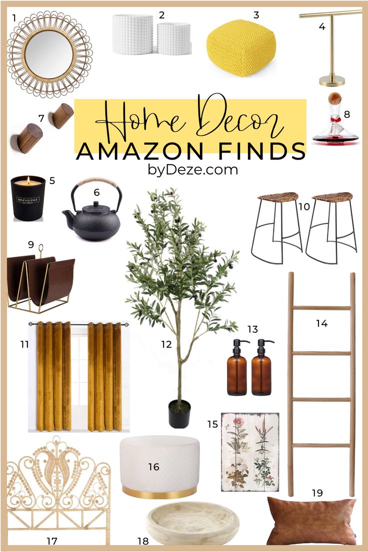 Budget-Luxury Amazon Home Decor Finds | byDeze | Amazon home decor