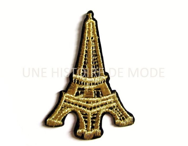 Patch écusson patche Tour Eiffel Paris souvenir thermocollant brodé Patch écusson patche Tour Eiffel Paris souvenir thermocollant brodé
