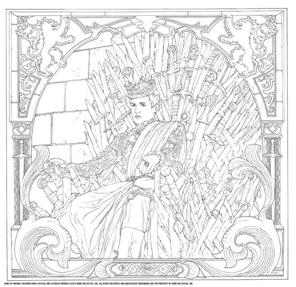 The Most Hated Character Returns In Game Of Thrones Coloring Book