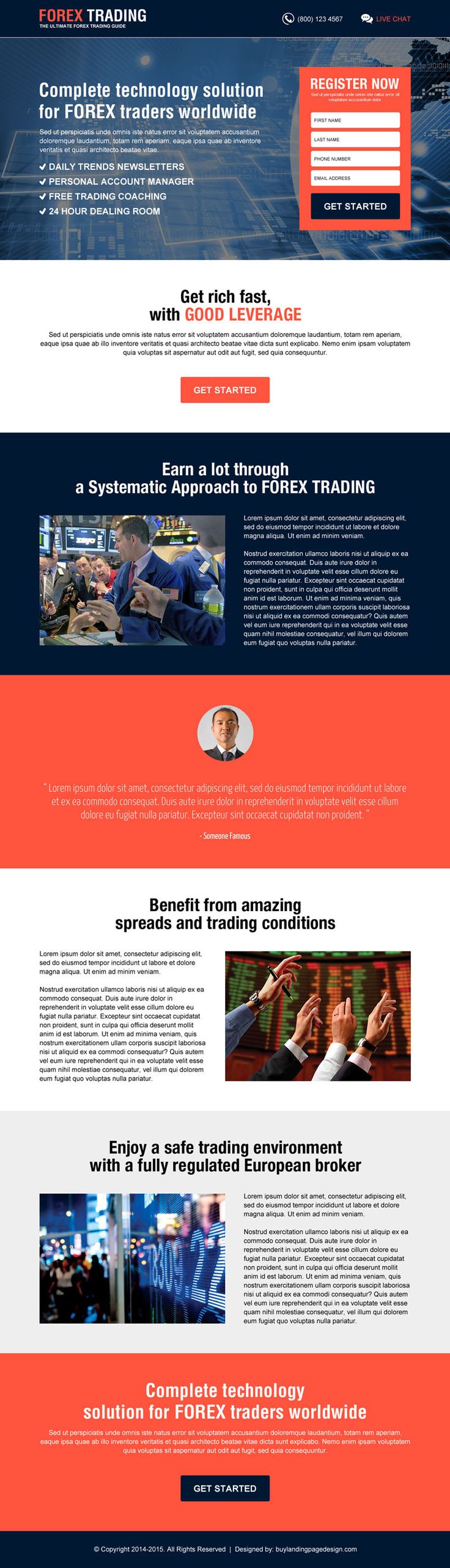 best landing page templates