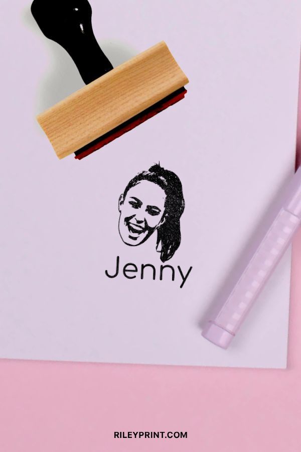 Your Stamp Custom made portrait stamps Your Photo