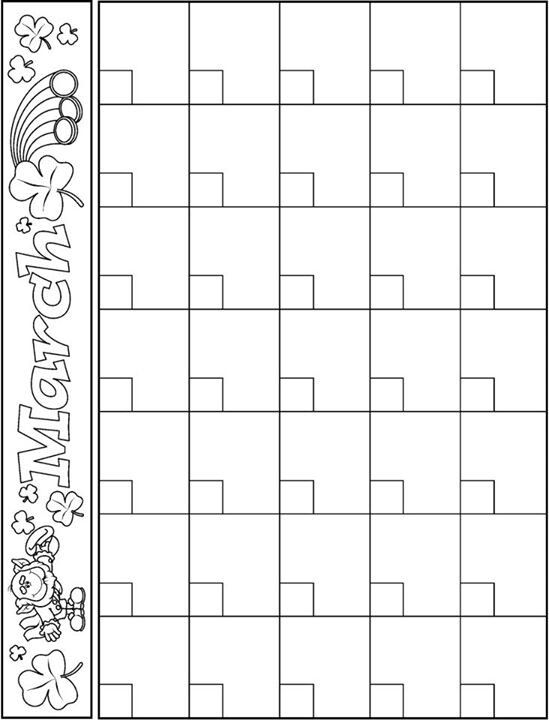 seasonal calendar templates