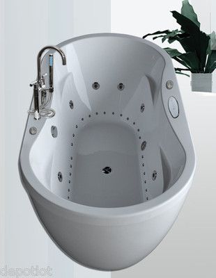 36x71 Dual Whirlpool Air System Bathtub 8 Water Jets 26 Air Jet Bath 36x71 Dual Whirlpool Air System Bathtub 8 Water Jets 26 Air Jet Bath