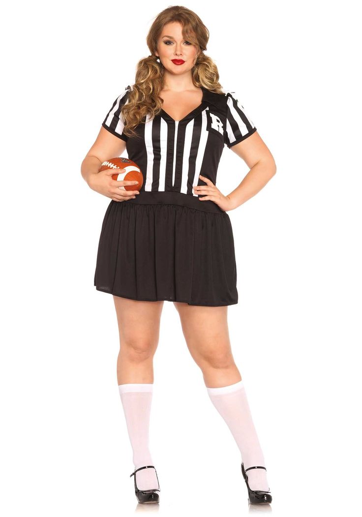 leg avenue womens plus size halftime hottie referee costume blackwhite - Halloween Costume Plus Size Ideas leg avenue womens plus size halftime hottie referee costume blackwhite - Halloween Costume Plus Size Ideas