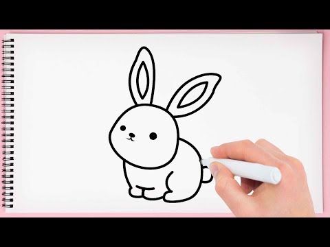 How to draw rabbit easy and step by step learn drawing with draw ...