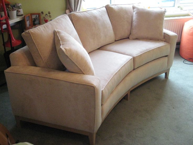 20 Best 2 1 Curved Sofas British Bespoke Images On Pinterest Small Curved Sofa In J Brown Dakota Col 8 Sand For A Upstairs Living Room What Wonderfully Diffe Use Of The E
