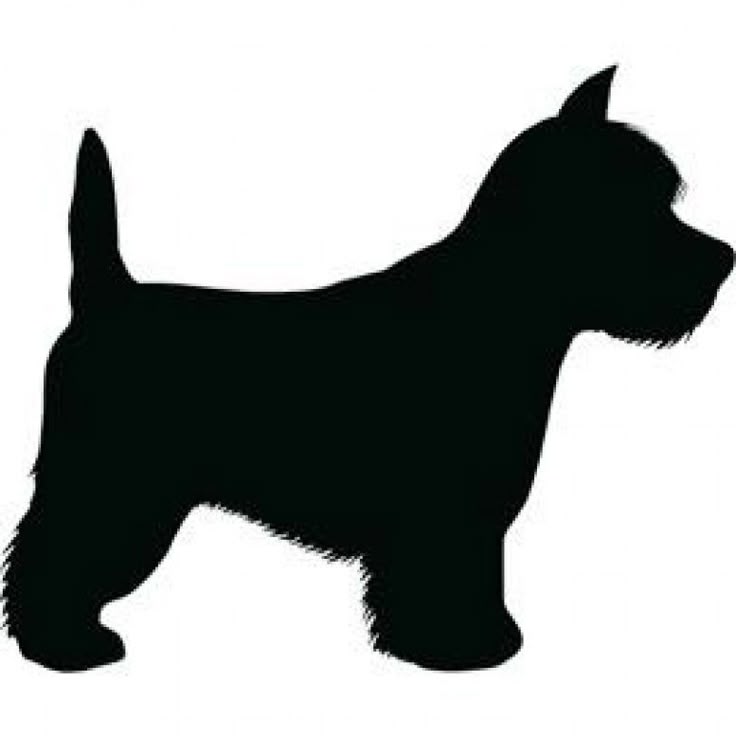 westie silhouette