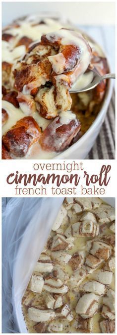 Cinnamon Roll French Toast Bake