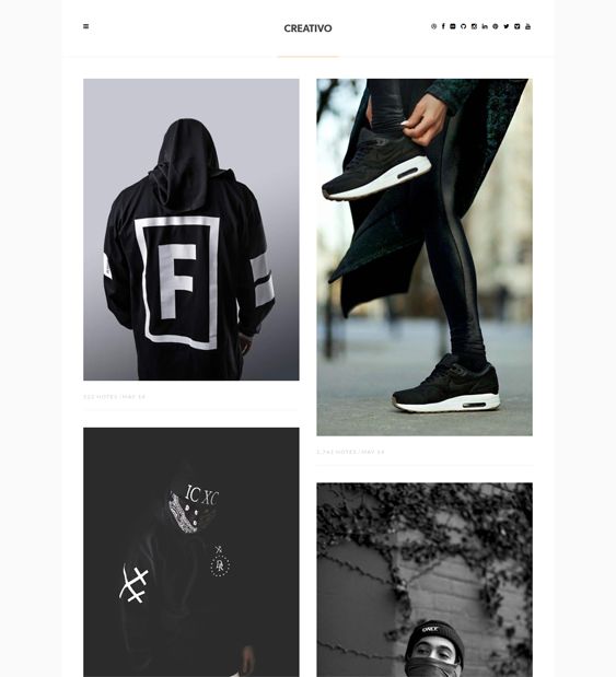portfolio themes tumblr