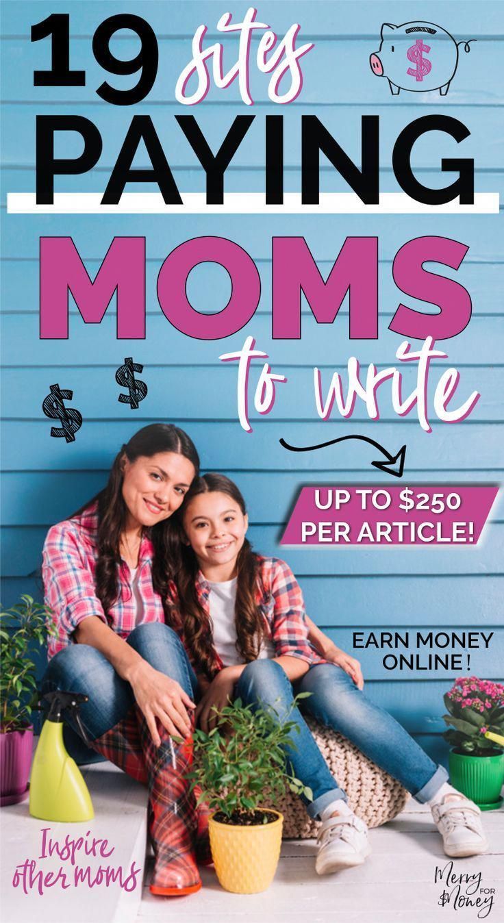 19 websites that pay moms extra money to write articles! No experience required … – Work At Home 19 websites that pay moms extra money to write articles! No experience required … – Work At Home