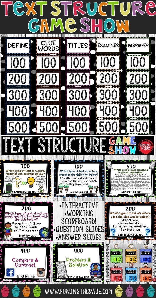 text structure definition