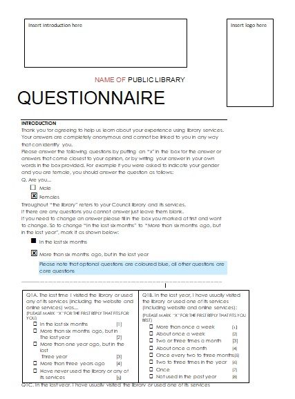 questionnaire survey templates 5 printable pdf excel word questionnaire survey template