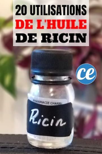 20 Utilisations Incroyables de l'HUILE DE RICIN Que Personne Ne Connaît.