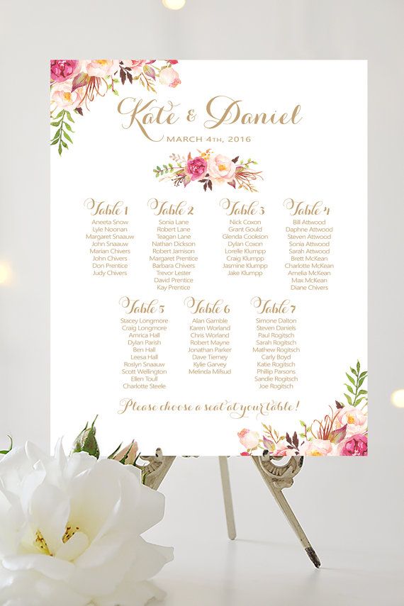 wedding ceremony seating layout template