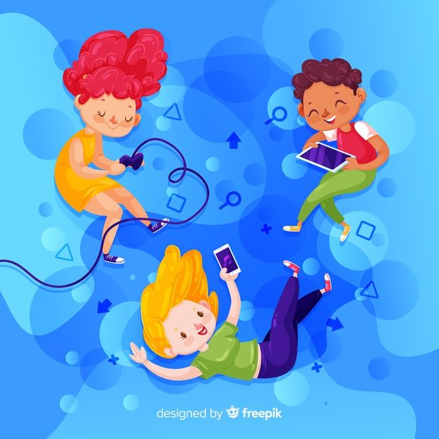 Antigravity People Background Vector Free Backgrounds Free Background
