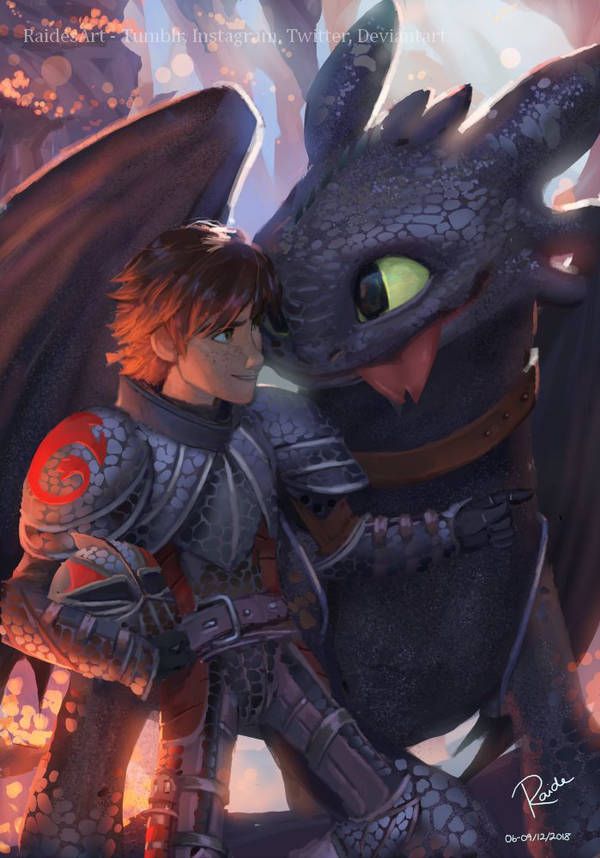 Hiccup And Toothless By Raidesart Entrenando A Tu Dragon Cómo Entrenar A Tu Dragón Jinete De Dragón