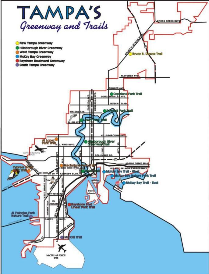 19 best Tampa bay Maps images on - B35f5bf18d6e7b653b6dc0788897d983 Trail Maps Parks And Recreation