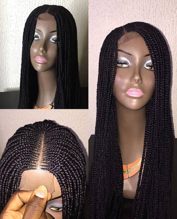 Tresses de Ghana Ghana perruque tissage perruques perruques | Etsy | Braided bun hairstyles, Braided hairstyles, Wig hairstyles