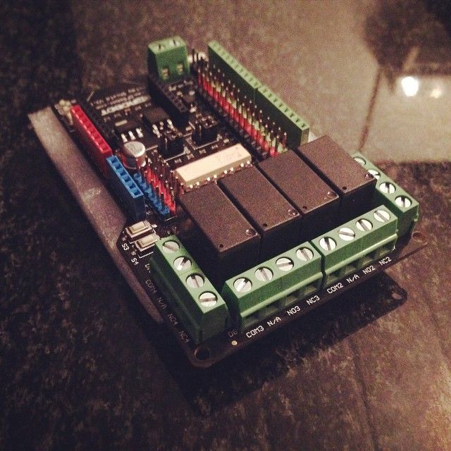 Gravity 4 Channel Relay Shield Arduino Arduino Sensors Arduino Projects