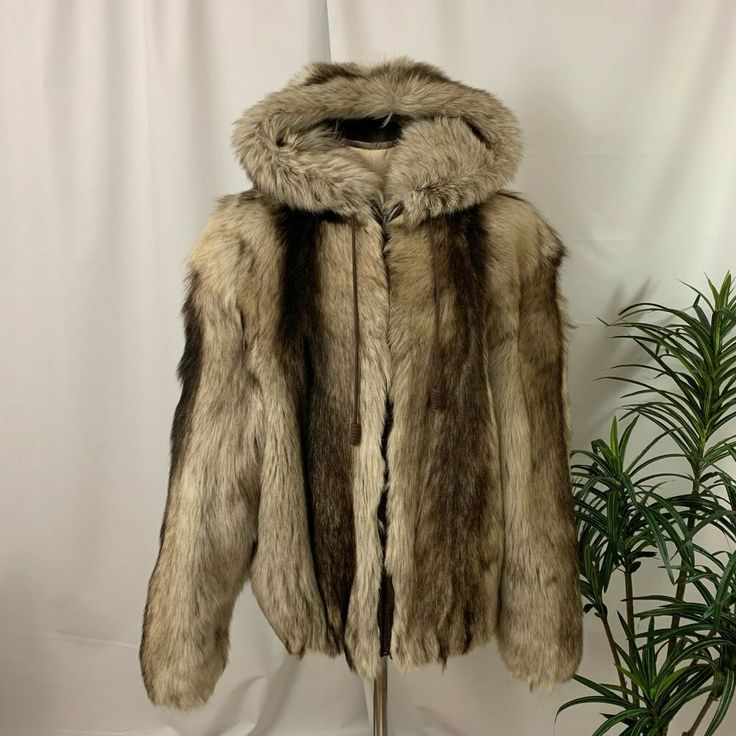 Vintage Andrew Marc Men's Nanny Goat Fur Coat Parka #Vintage #Parka ...