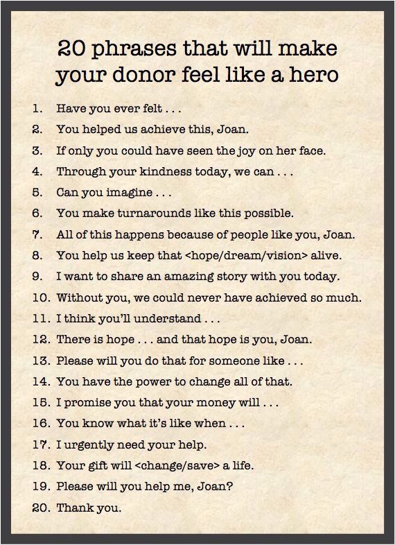20 powerful quotes that will make your donor feel like a Hero P.S never ever forget about the power of Thanksgiving words