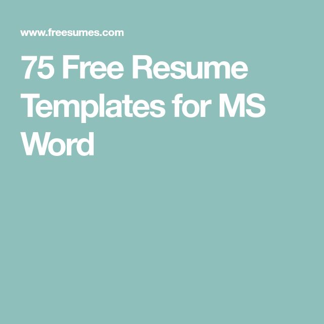 The 25+ best Free resume templates word ideas on Pinterest Cover - microsoft office 2010 resume templates The 25+ best Free resume templates word ideas on Pinterest Cover - microsoft office 2010 resume templates