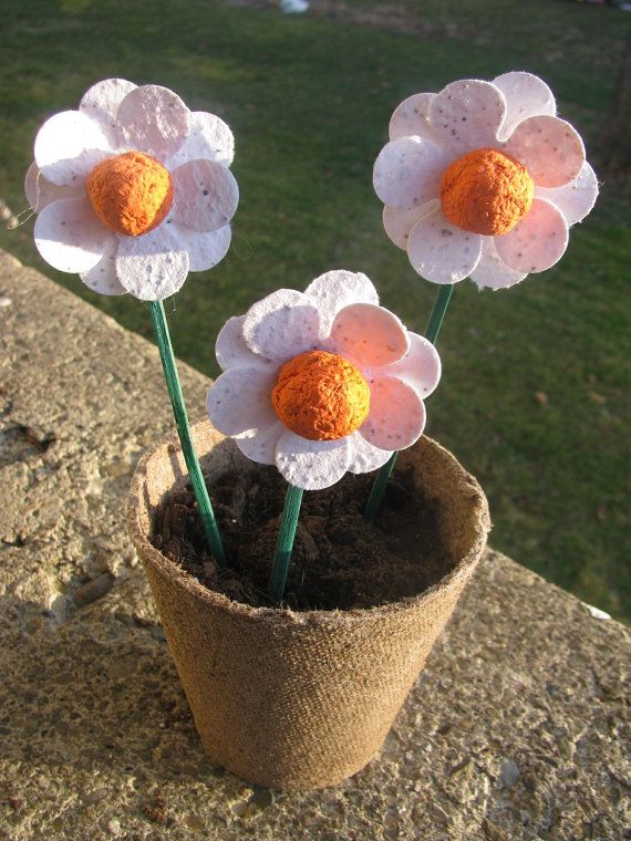 42 best plantable seed paper ideas images on pinterest craft flower embedded paper