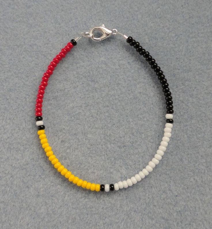 4 Colors/Directions Beaded Bracelet ~ Native American Made ~ All Sizes~Free Ship...