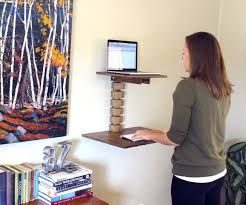 26 Best Standing Desk Hacks Images On Pinterest Ideas Who Knew That Standing Desks Can Also Be Mounted On Walls Want To See More