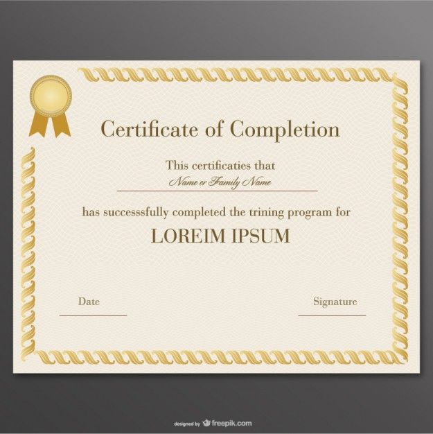 58 best Certificados y Diplomas - vector images on Pinterest - best of certificate of completion template word 58 best Certificados y Diplomas - vector images on Pinterest - best of certificate of completion template word