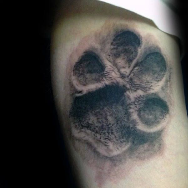 70 Dog Paw Tattoo Designs For Men - Canine Print Ink Ideas ... 70 Dog Paw Tattoo Designs For Men - Canine Print Ink Ideas ...