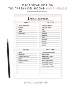 tareas semanales