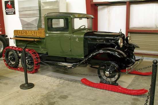 Snow Tracks For Trucks >> 1930 Ford Model A truck is fitted with skis and an extra axle for running tracks in the rear ... Snow Tracks For Trucks >> 1930 Ford Model A truck is fitted with skis and an extra axle for running tracks in the rear ...