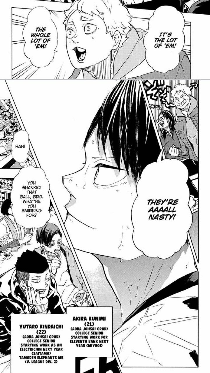 Haikyuu timeskip | Anime, Haikyuu, Manga