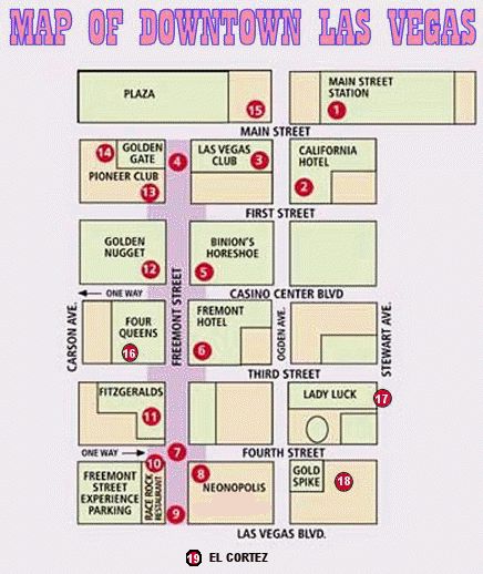 Map Of Downtown Las Vegas Handy If You Stay Near Fremont St Instead Map Of Downtown Las Vegas Handy If You Stay Near Fremont St Instead The Strip Baby Pinterest And Tips