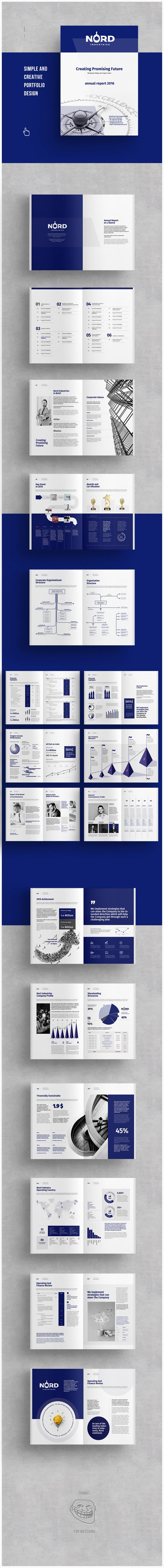 financial report design