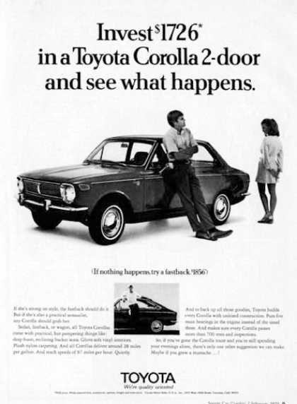 Toyota Corolla (1970) | cars | Pinterest | Toyota, Cars ...