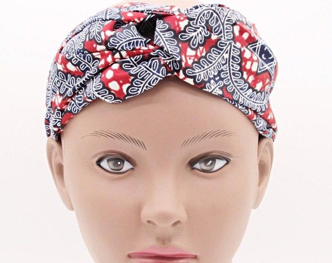 100/% cotton; Multi colored African Ankara Headband; High Quality African Fabric Headbands.