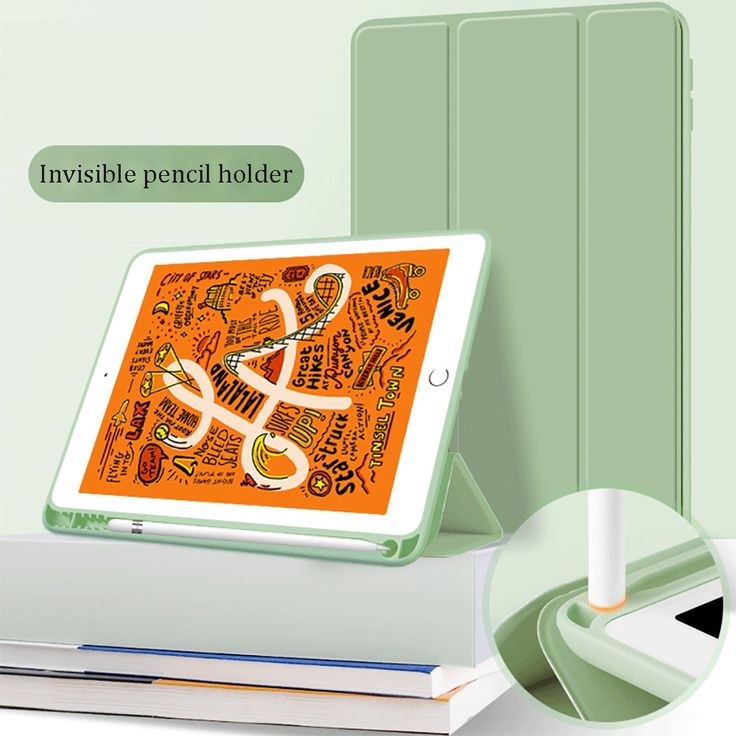 With Pencil Holder Case For iPad AIR 3 Pro 10.5 2019 7th 10.2 i nch Case