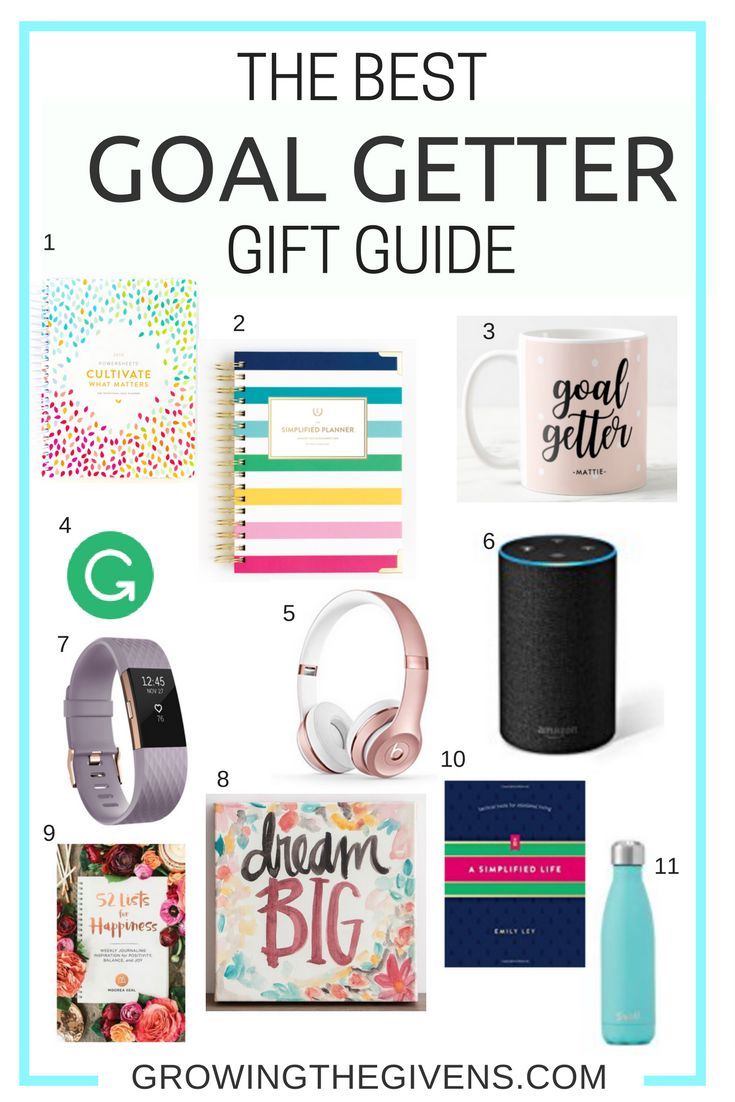 gift guide for the goal getter gift guide gifts for her gifts for planners